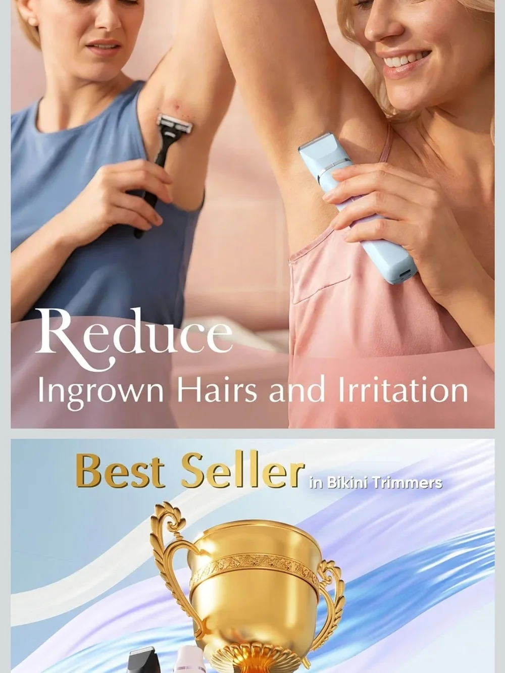 2in1 Bikini Trimmer – Blue